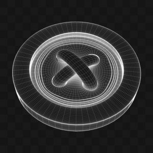 Botão de Roupa - Modelo 3D