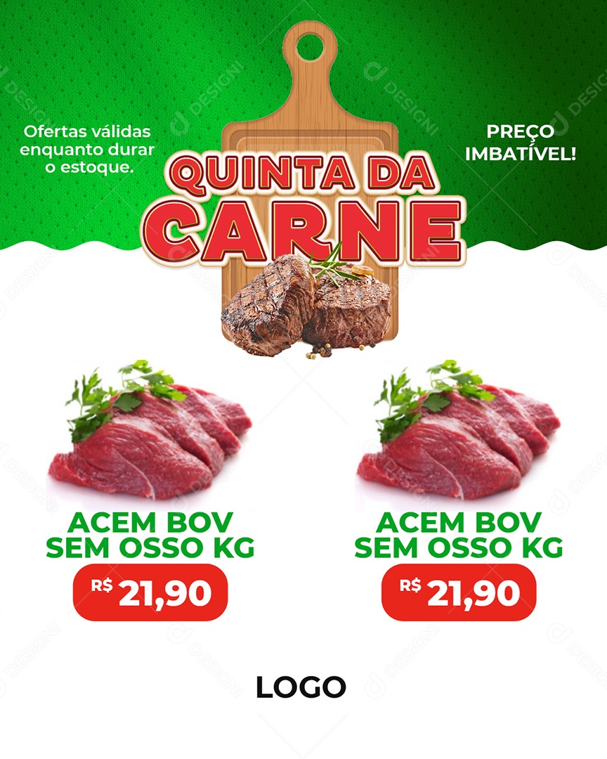 Quinta da Carne Preço Imbatível Social Media PSD Editável