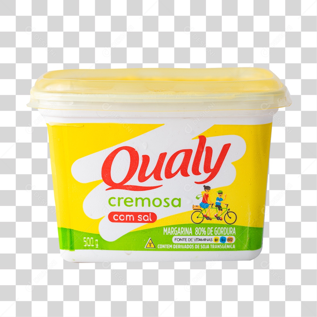 Margarina Qualy Cremosa Com Sal Cremosa PNG Transparente