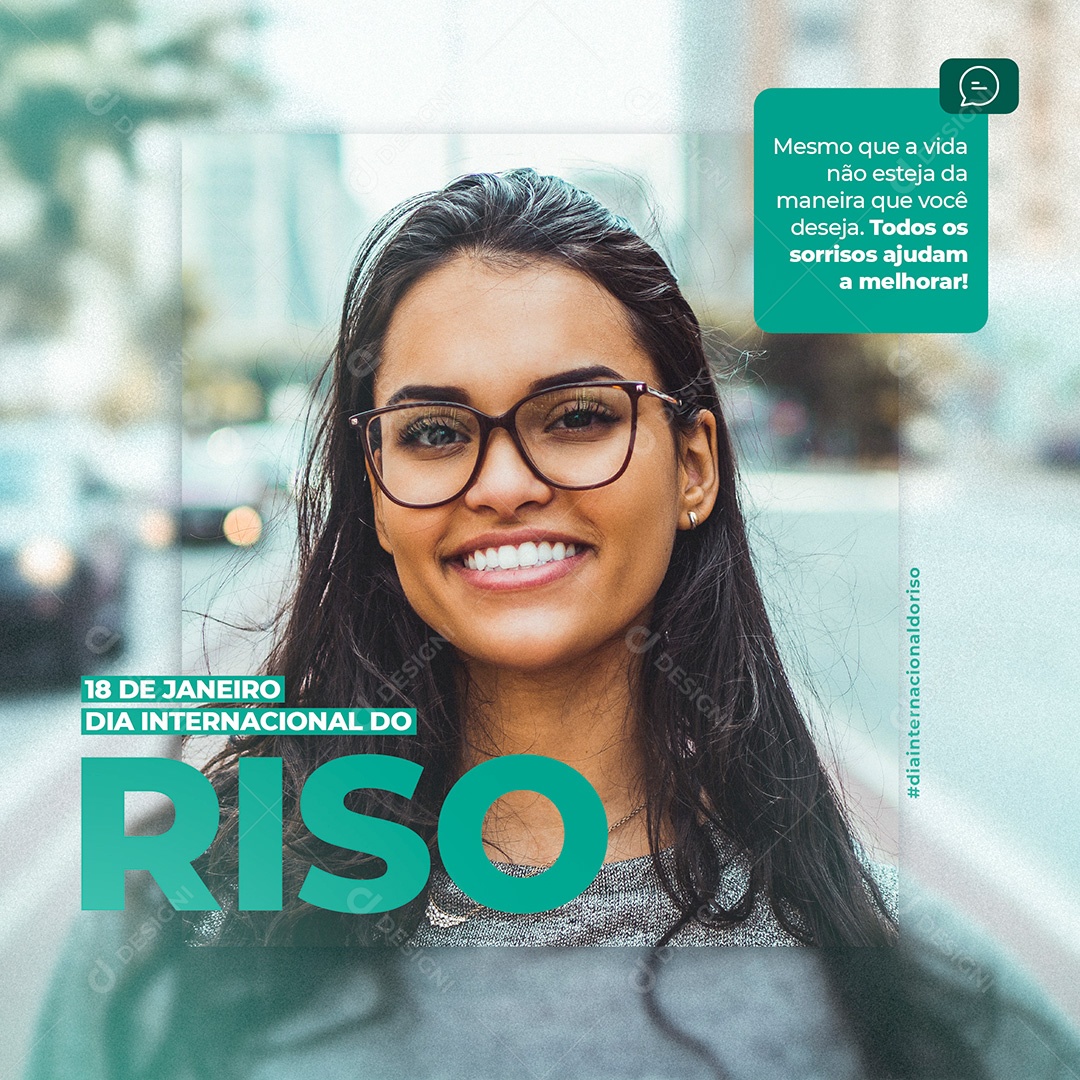 Dia Internacional do Riso Social Media PSD Editável