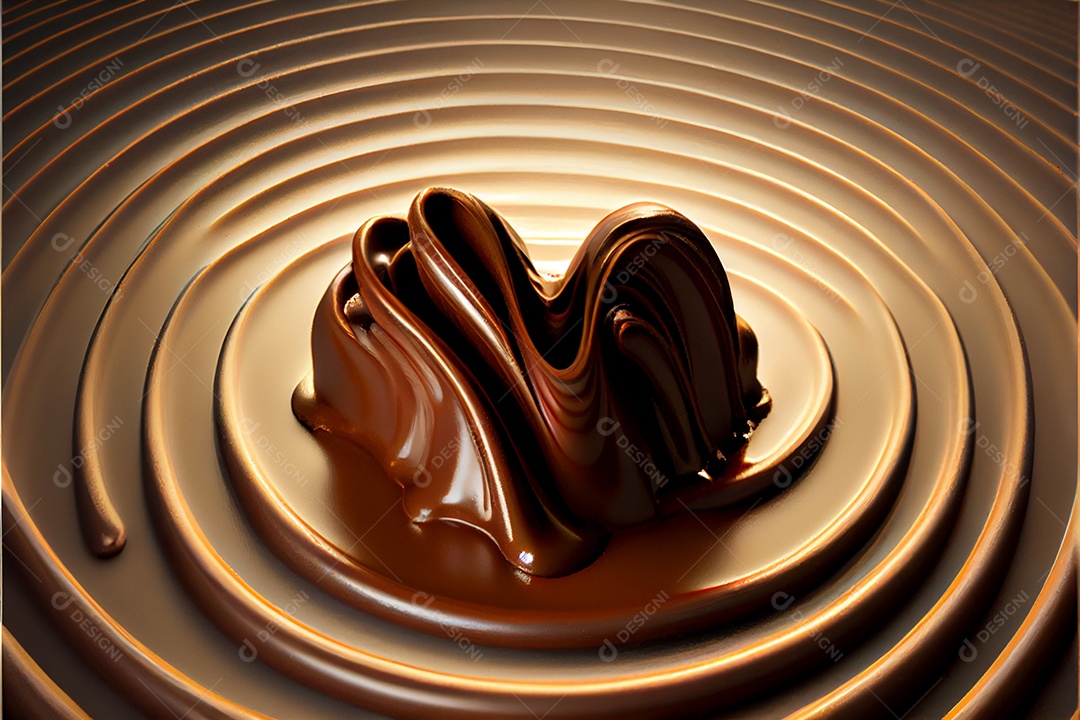 Chocolate em forma de coração Dia dos Namorados