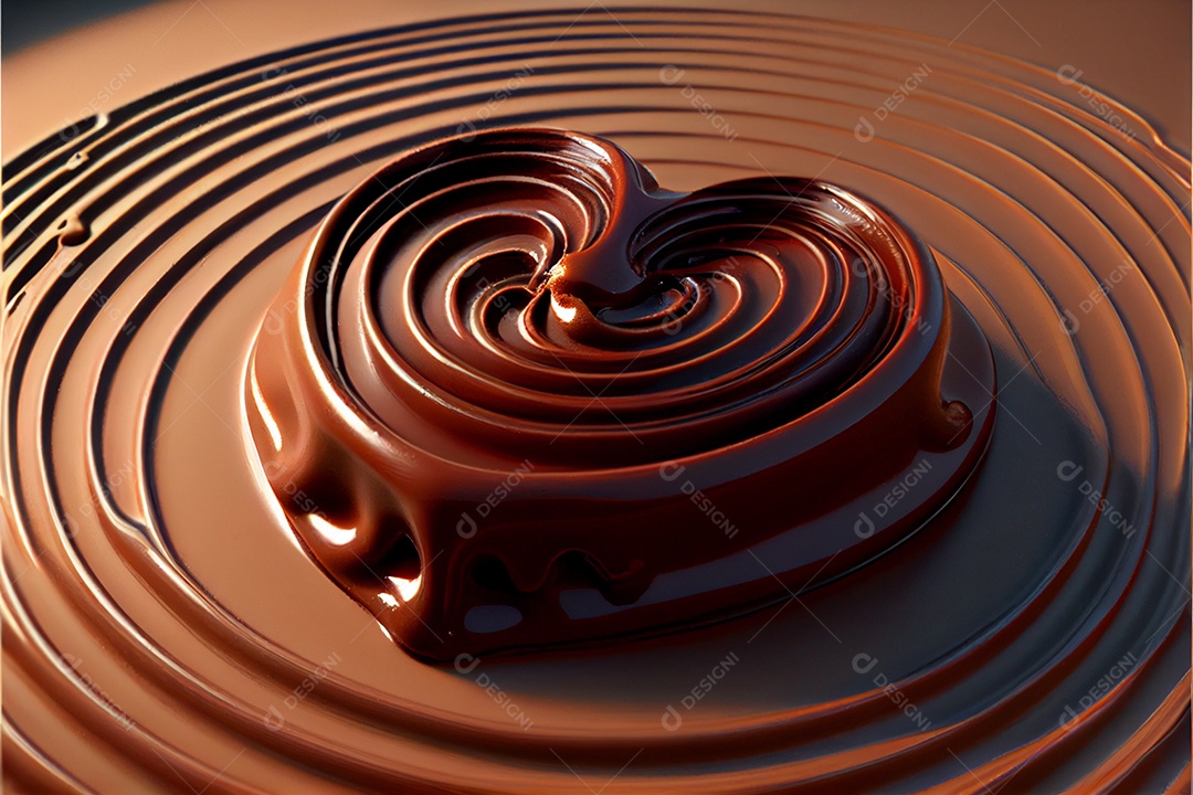 Chocolate em forma de coração Dia dos Namorados