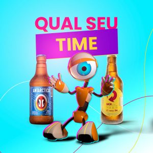 Qual Seu Time? Distribuidora de Bebidas Big Brother Social Media PSD Editável