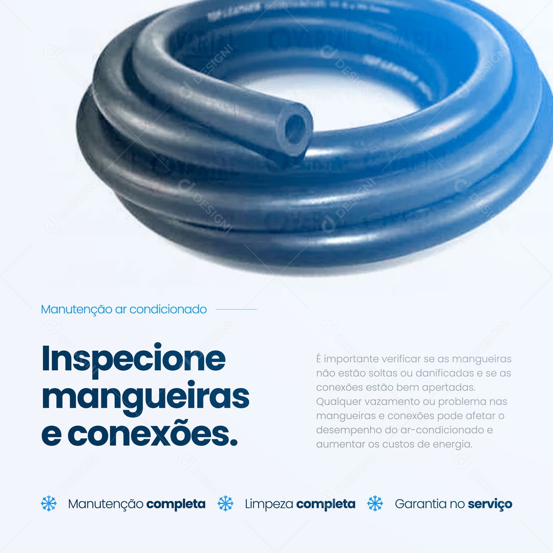 Assistência Técnica em Ar Condicionado Social Media PSD Editável