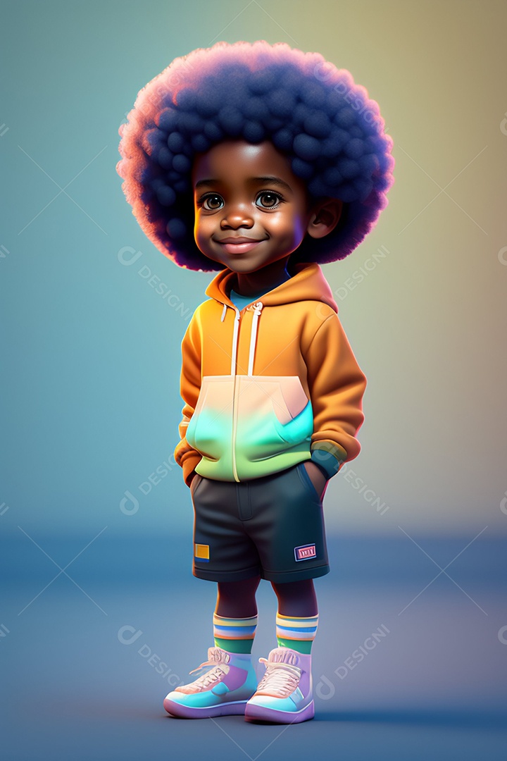 ilustração de homem jovem inteligência artificial