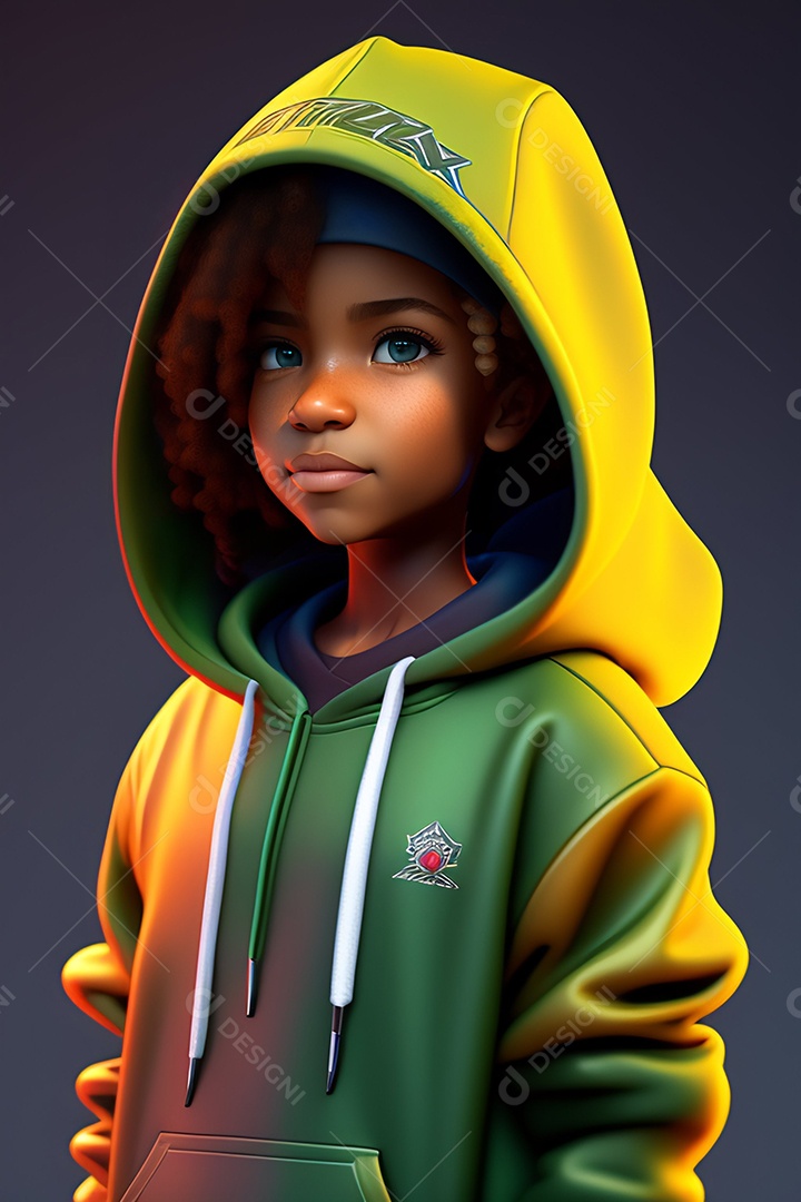 ilustração de homem jovem inteligência artificial