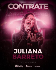 Flyer Contrate Juliana Barreto Social Media PSD Editável