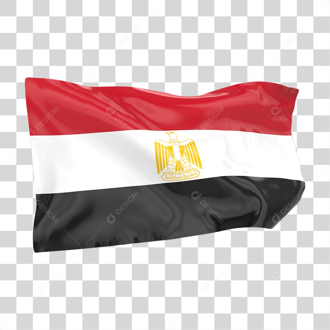 Flag of Egypt Transparent PNG