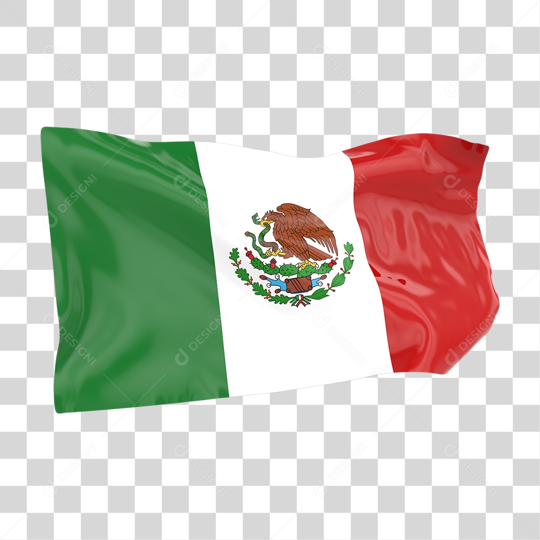 Bandeira do México PNG Transparente