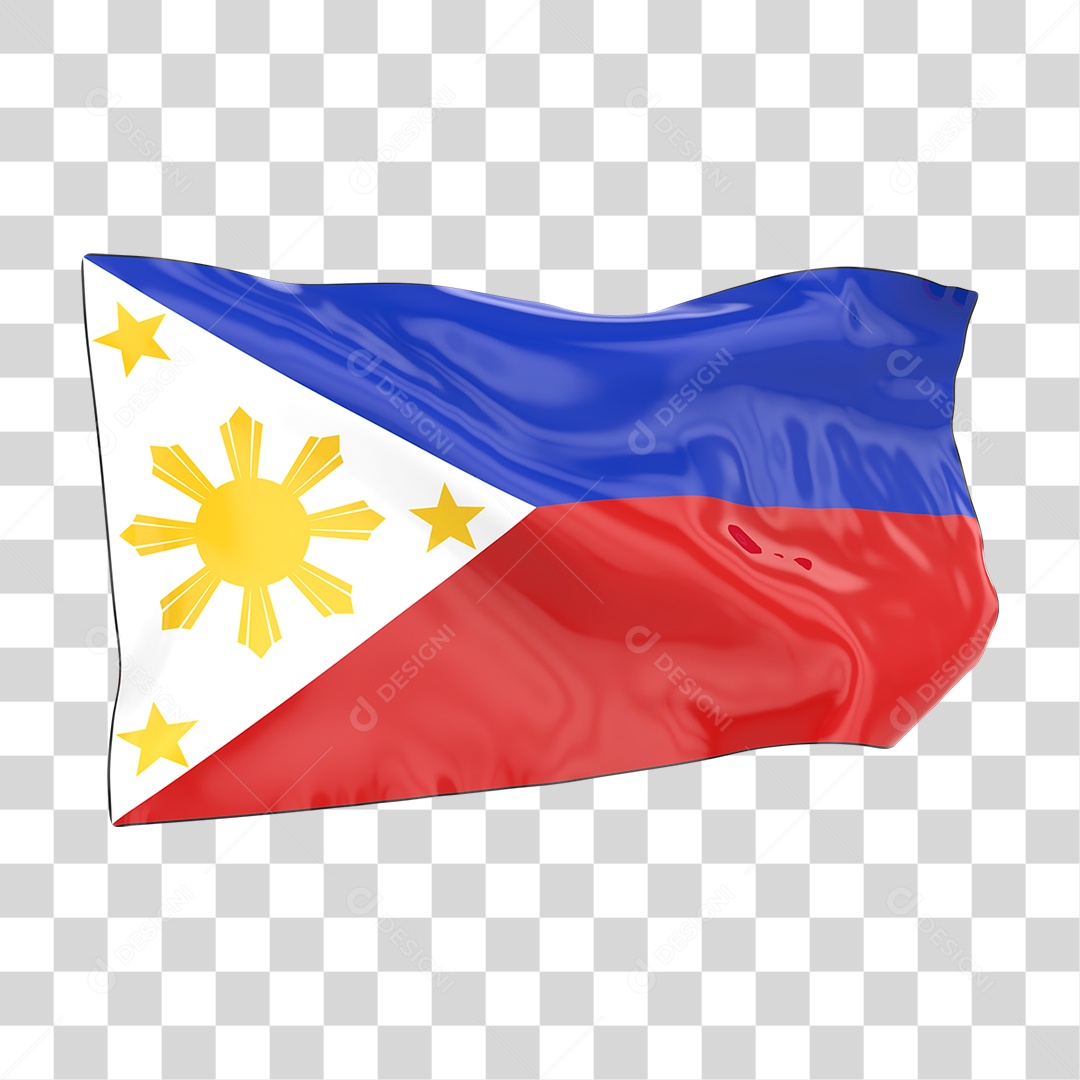Bandeira de Filipinas PNG Transparente