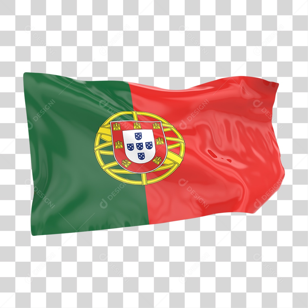 Bandeira de Portugal PNG Transparente