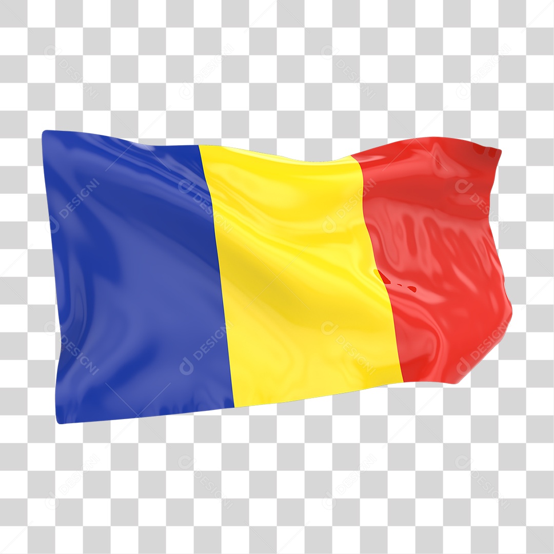 Bandeira de Romênia PNG Transparente