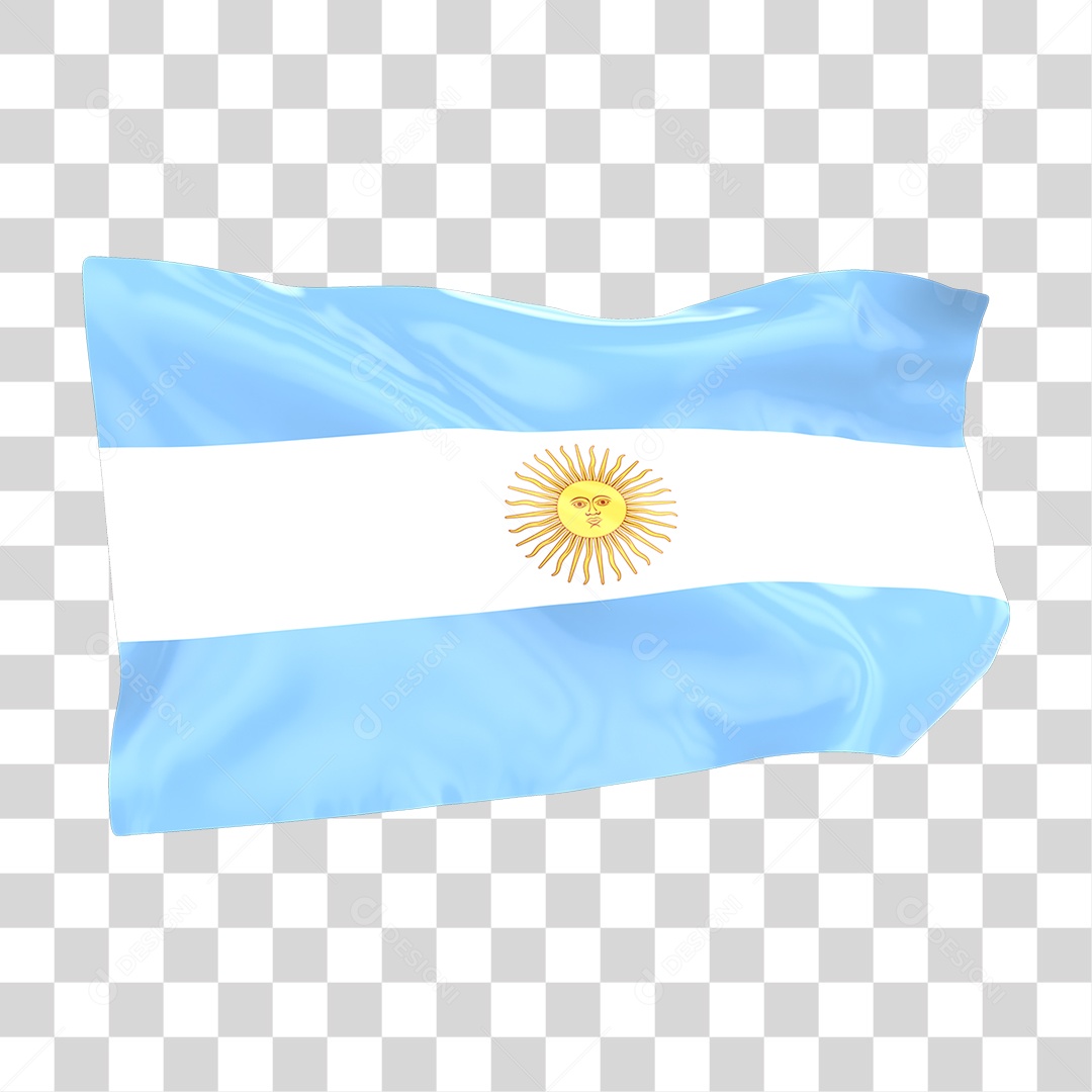 Bandeira da Argentina PNG Transparente