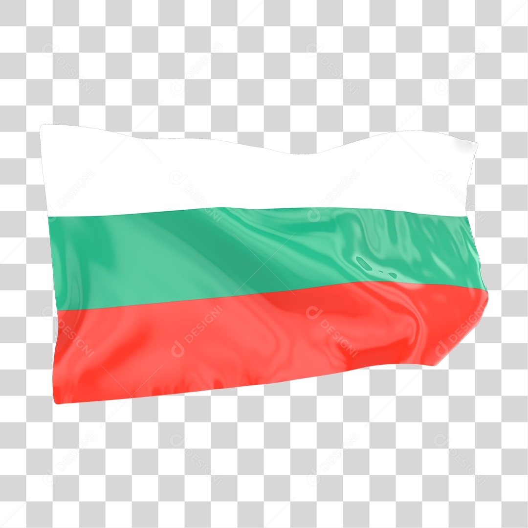 Bandeira da Bulgária PNG Transparente