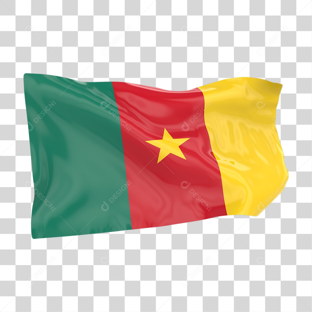 Bandeira de Camarões PNG Transparente
