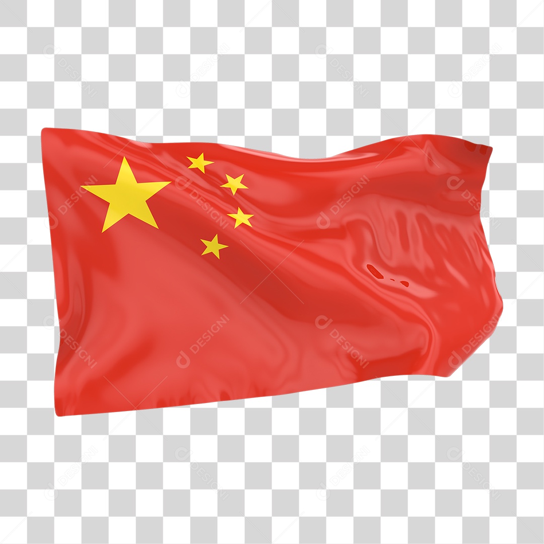 Bandeira da China PNG Transparente