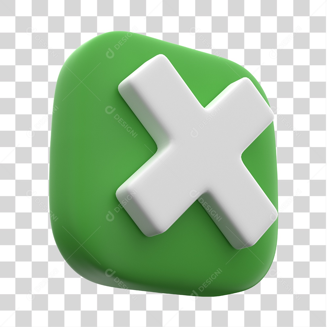 Ícone 3D Para Composição Multiplicação PNG Transparente