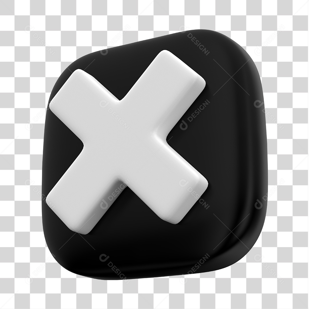 Ícone 3D Para Composição Multiplicação PNG Transparente