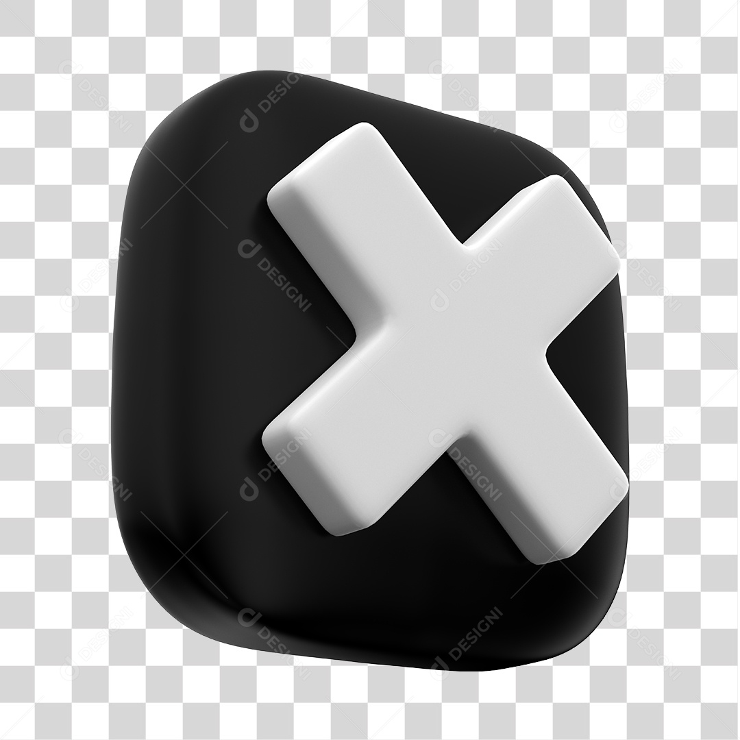 Ícone 3D Para Composição Multiplicação PNG Transparente