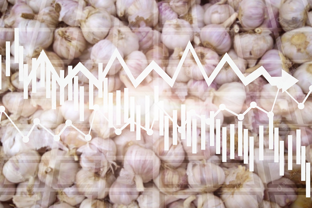 Crise econômica no preço do alho.
