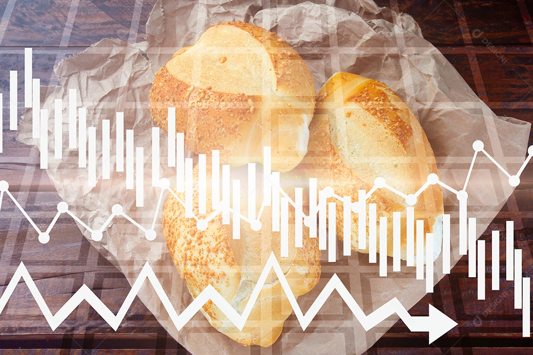 Crise econômica no preço do pão. Colapso financeiro