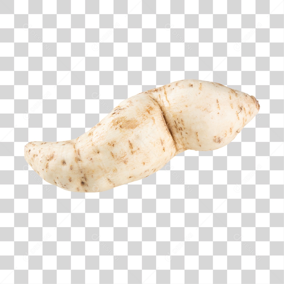 Elemento 3D Batata Doce PNG Transparente