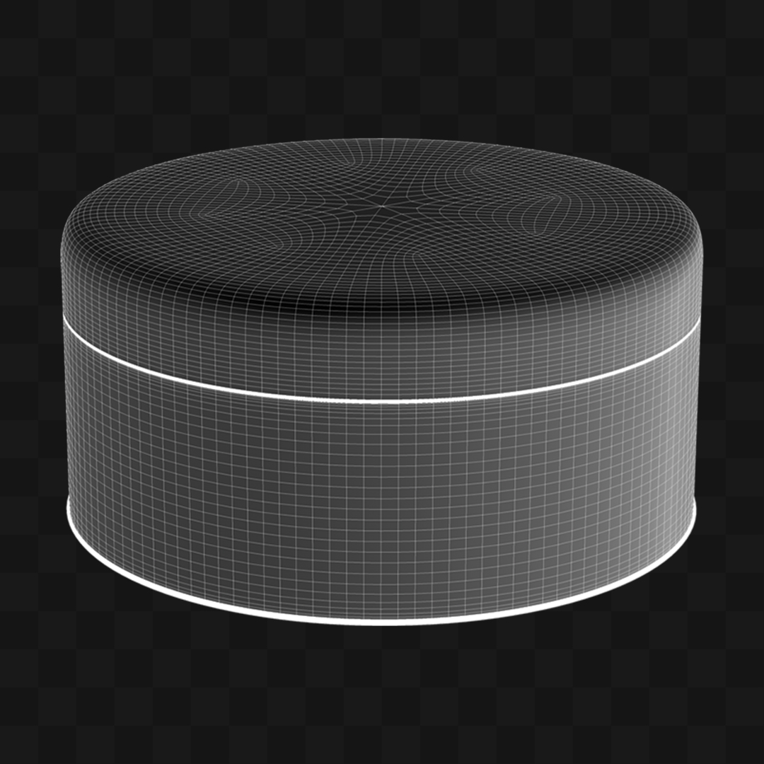 Caixa Metálica Cilíndrica - Modelo 3D