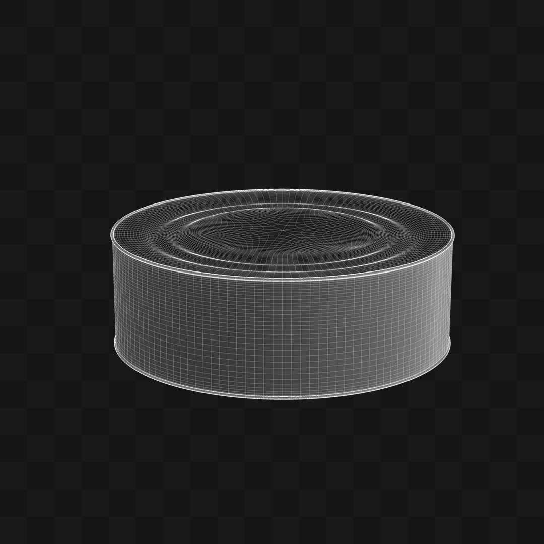 Caixa Metálica Cilíndrica - Modelo 3D