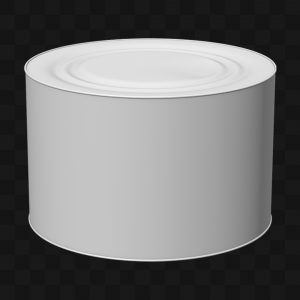 Caixa Metálica Cilíndrica - Modelo 3D