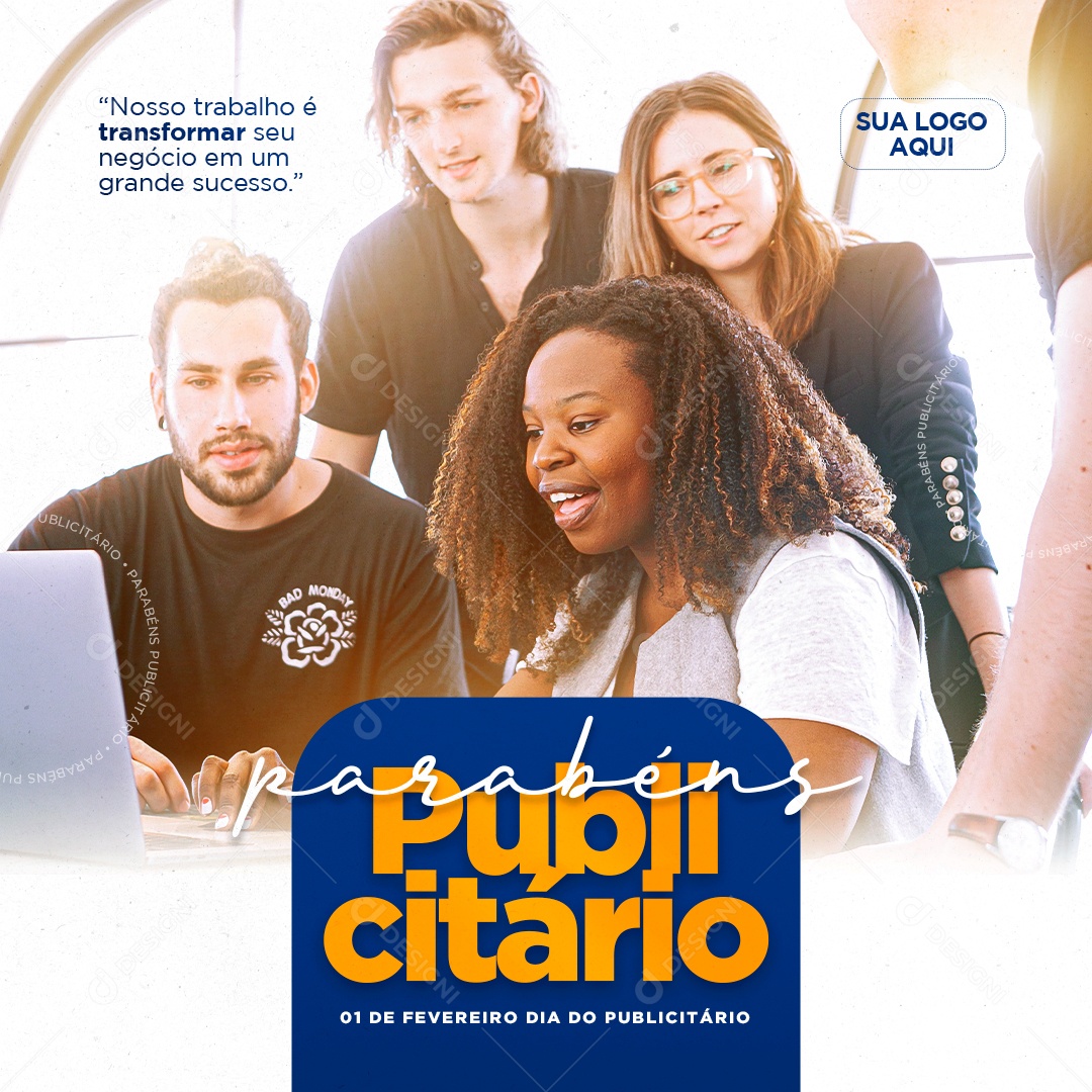 Post Dia do Publicitário Social Media PSD Editável