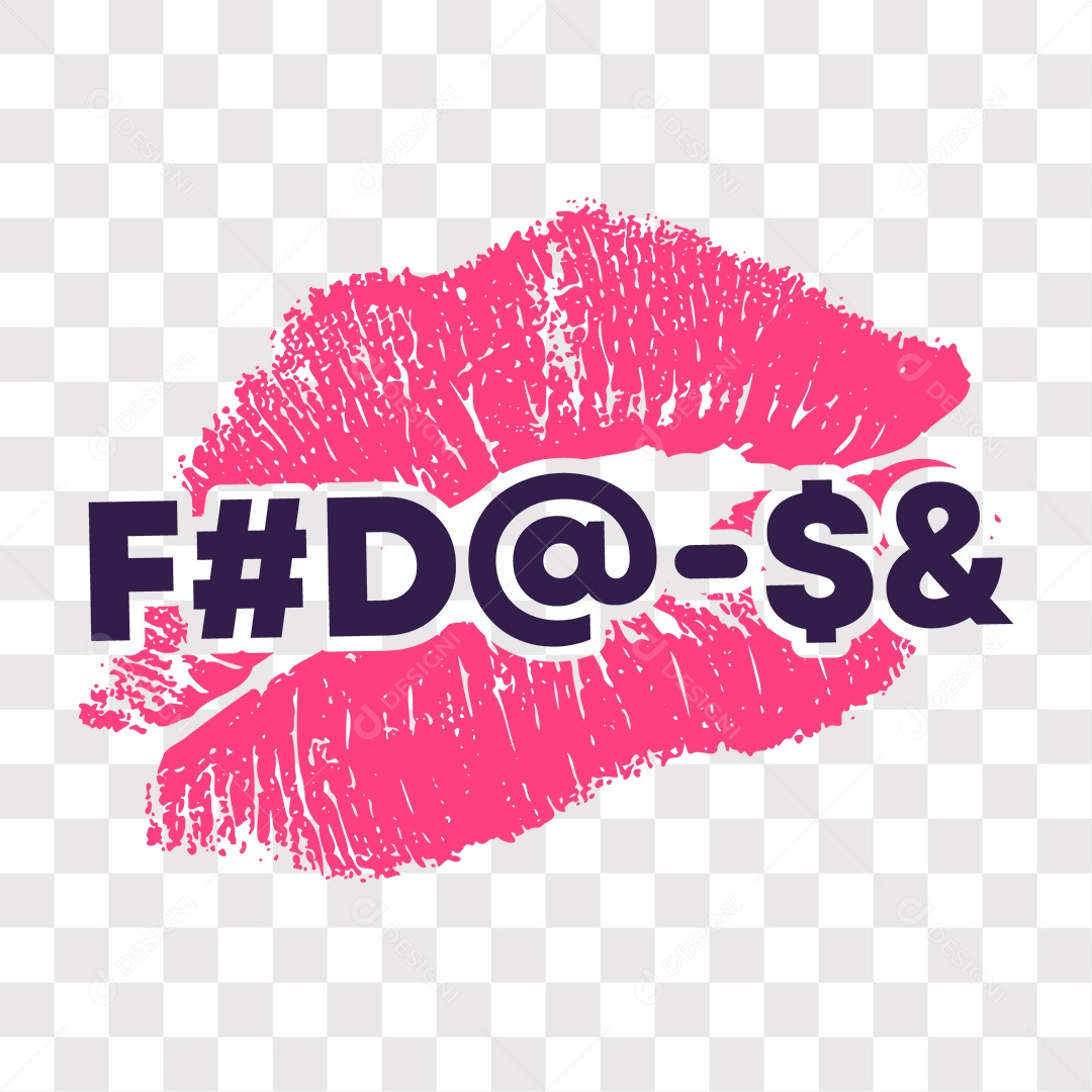 Lettering F#D@-$& EPS + PNG