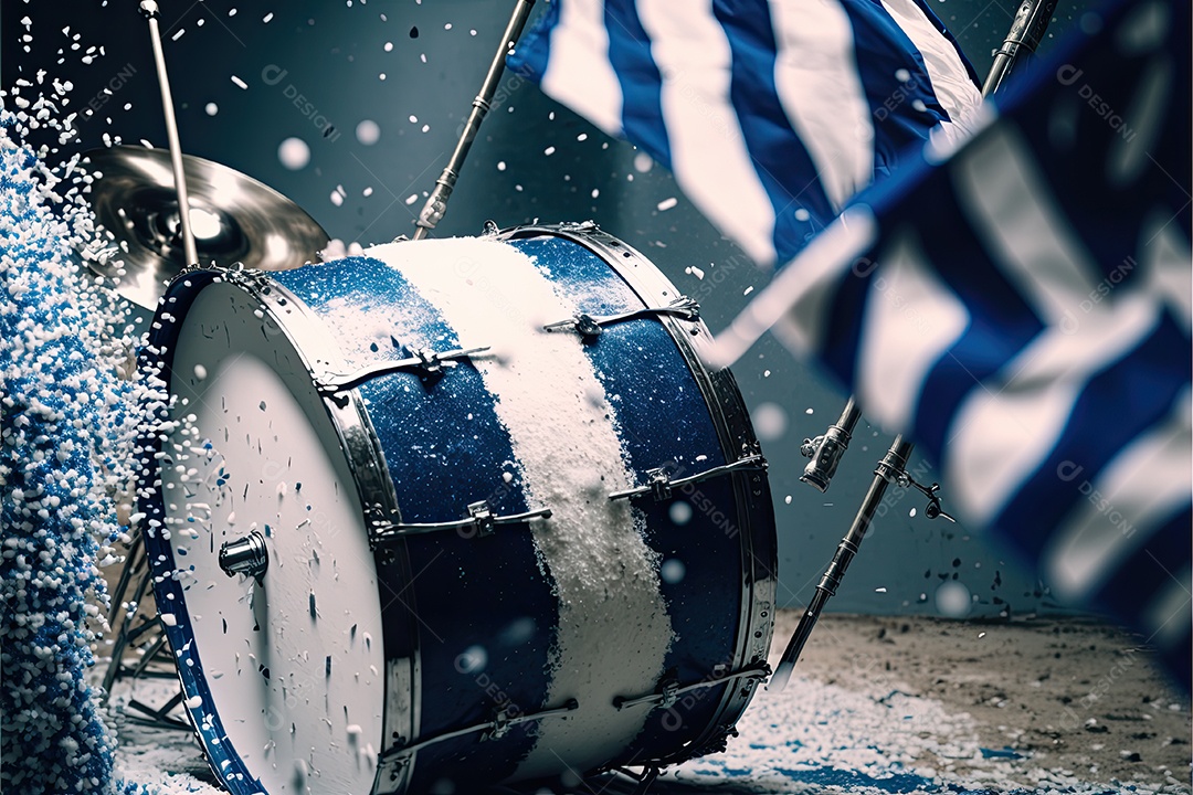 Ilustração sobre o carnaval