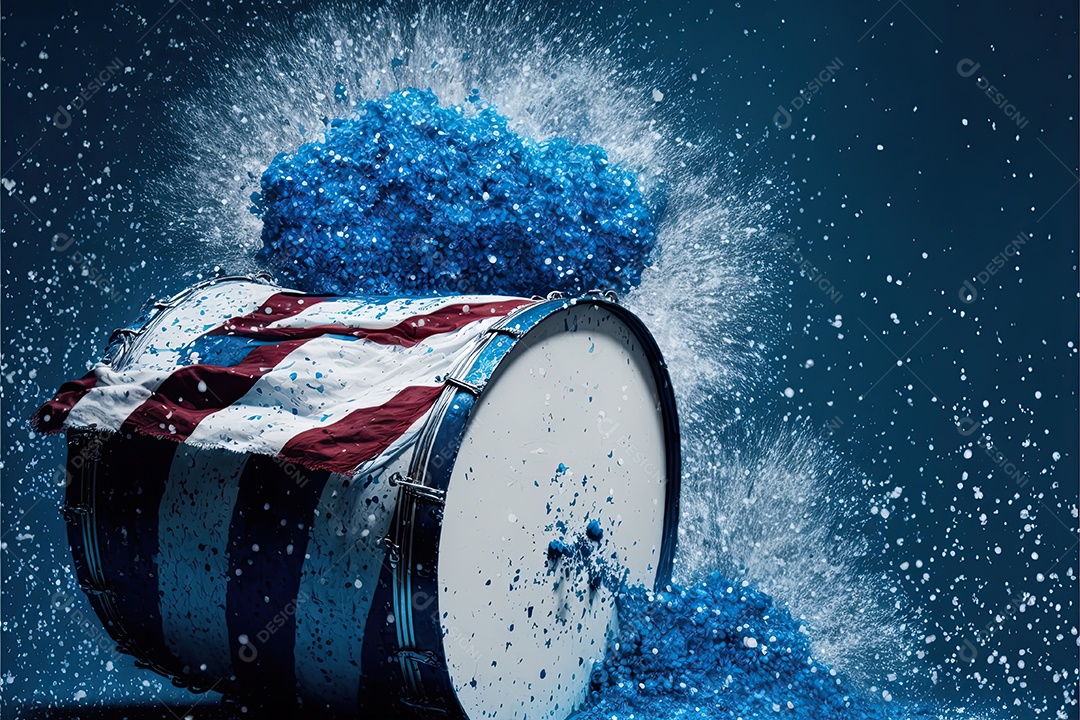 Ilustração sobre o carnaval