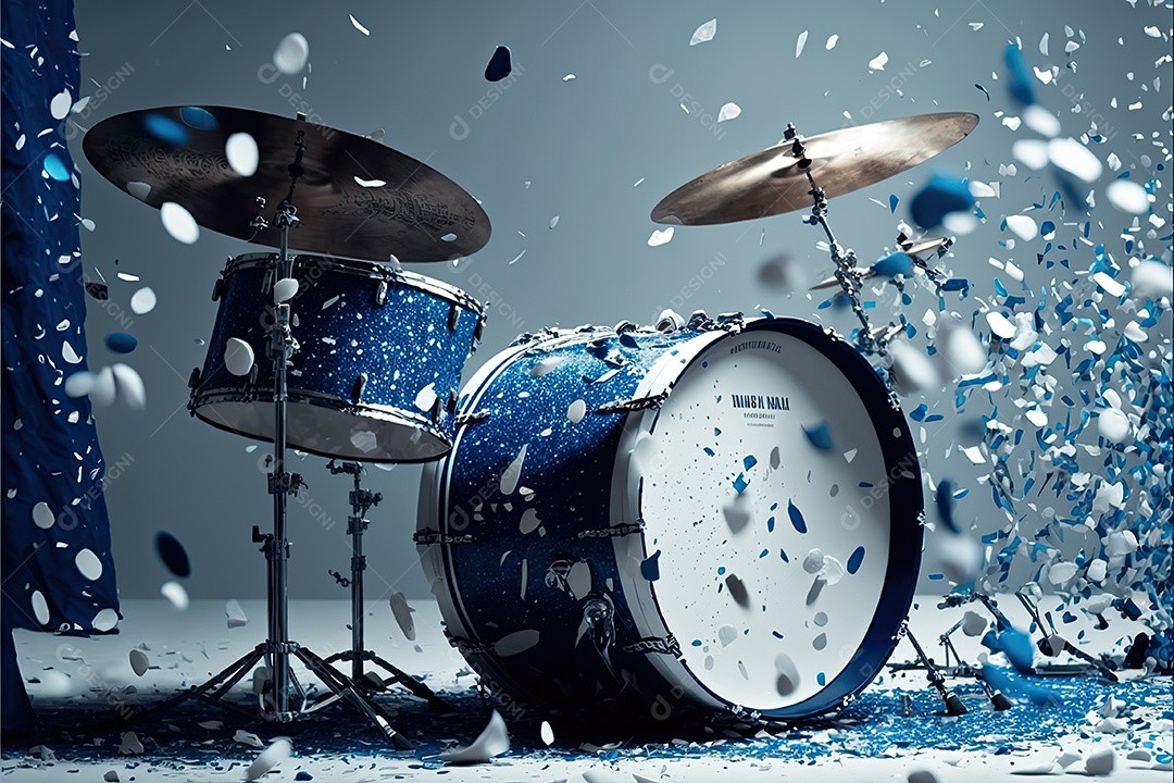 Ilustração sobre o carnaval.