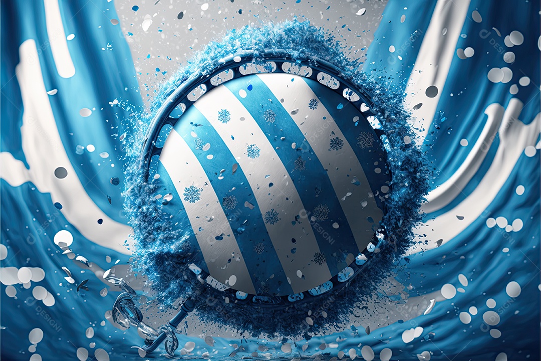 Ilustração sobre o carnaval.