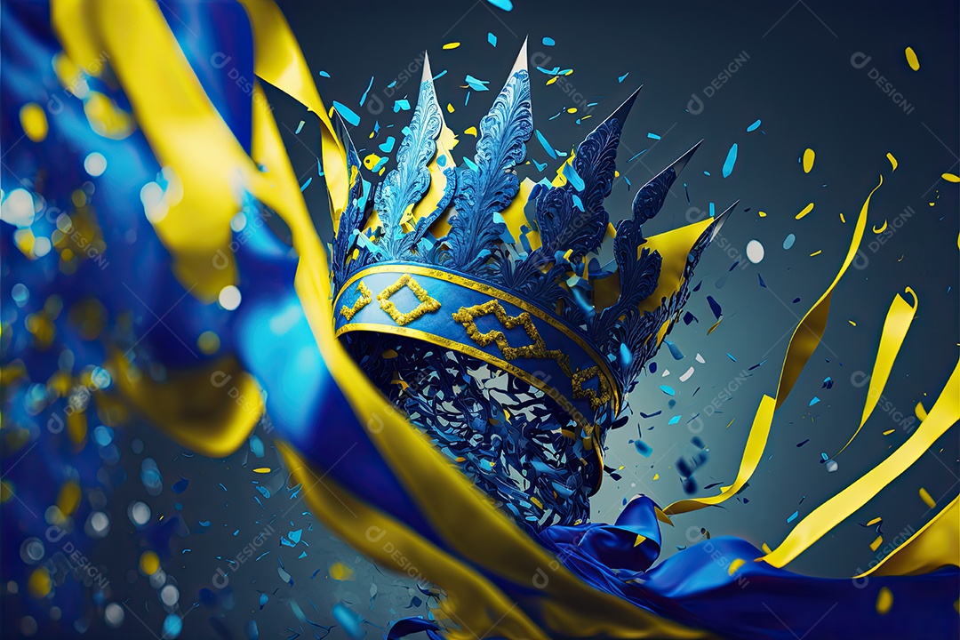 Ilustração sobre o carnaval.