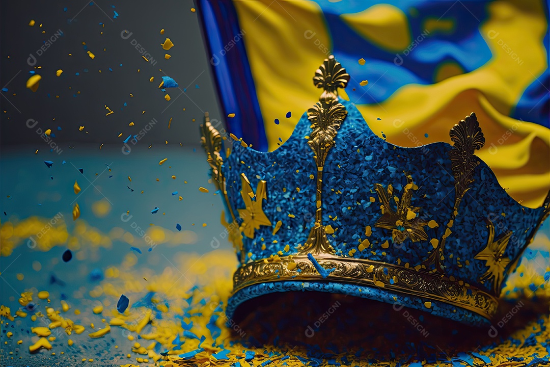 Ilustração sobre o carnaval.