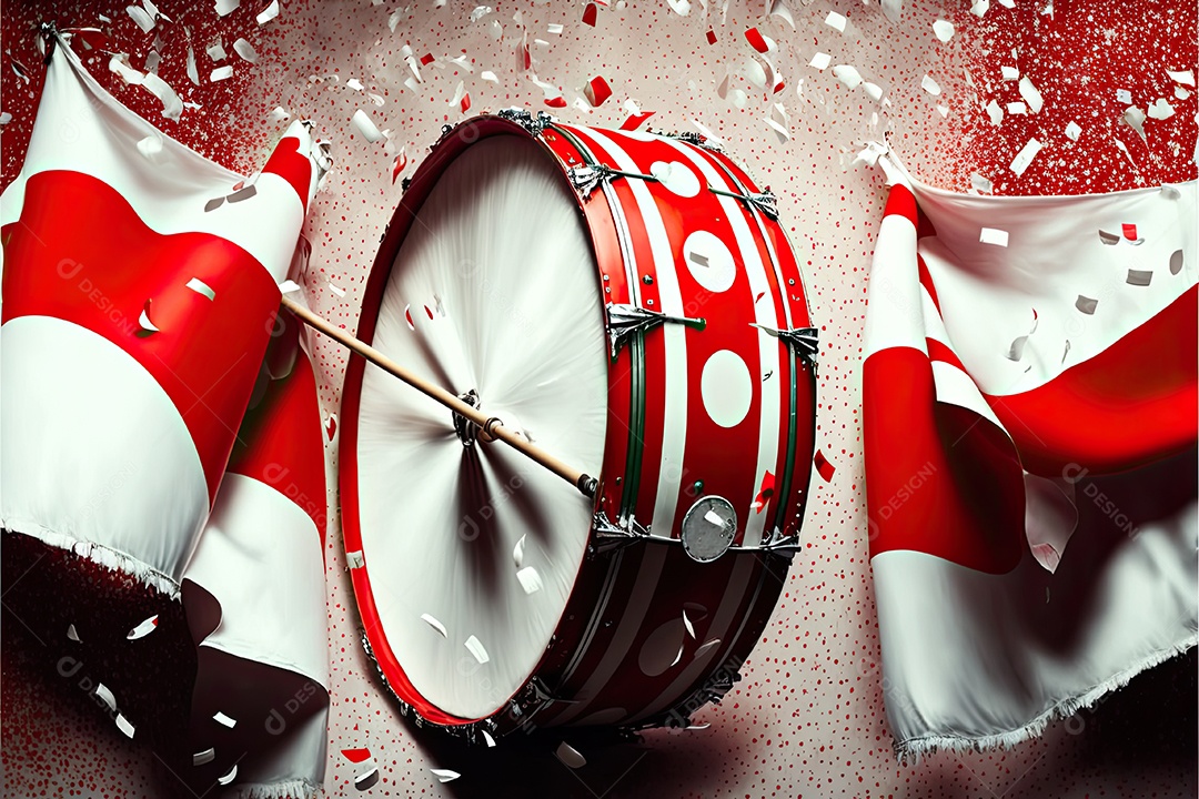 Ilustração sobre o carnaval.