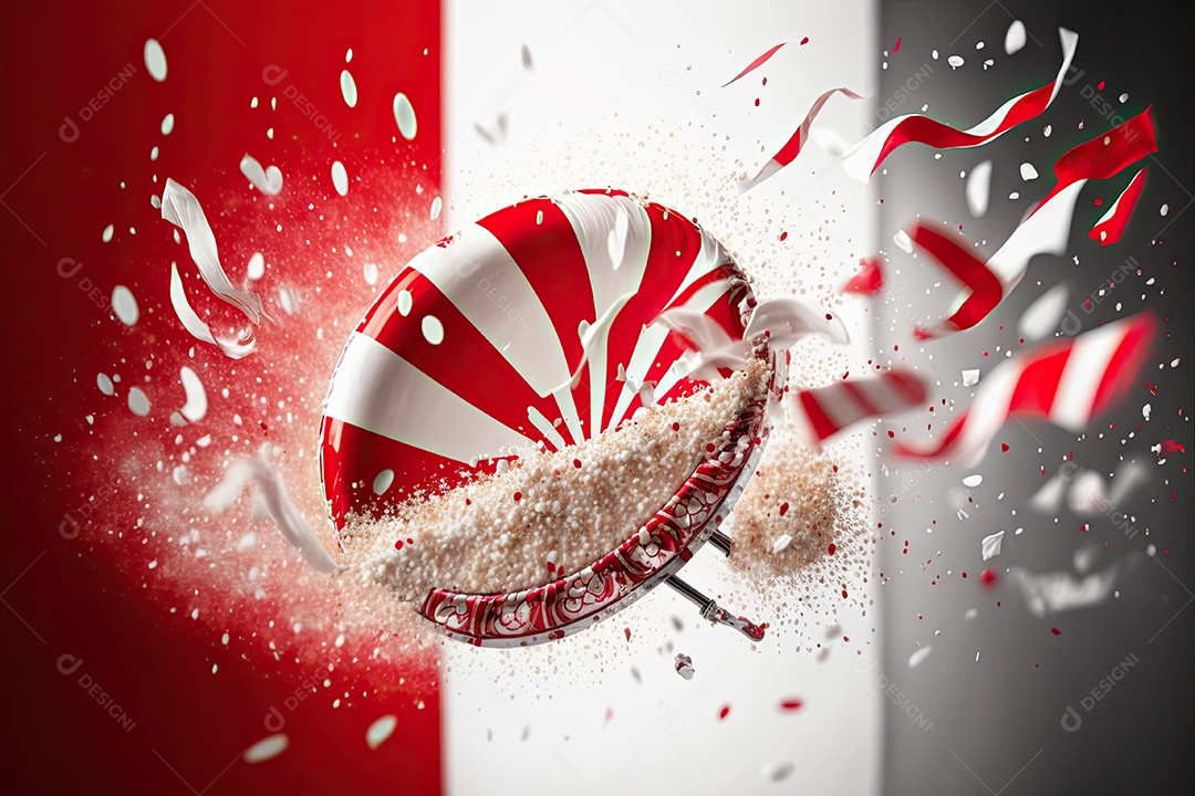 Ilustração sobre o carnaval.