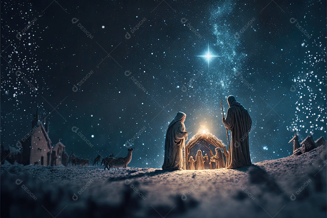 Ilustração sobre o natal.