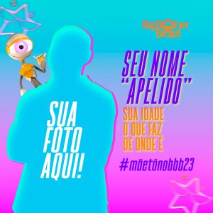 Post Big Brother Brasil Apresentação Social Media PSD Editável