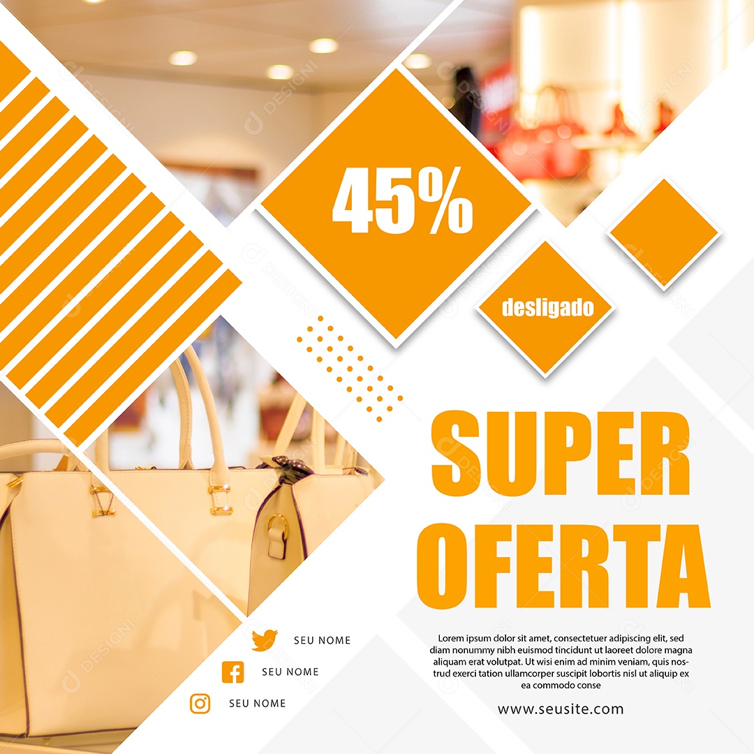 Super Oferta 45% Desconto EPS Editável