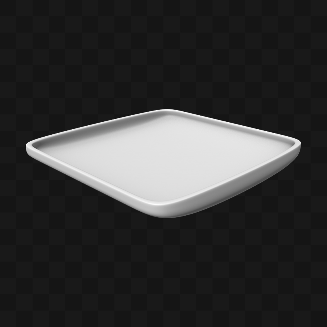 Bandeja de Madeira - Modelo 3D