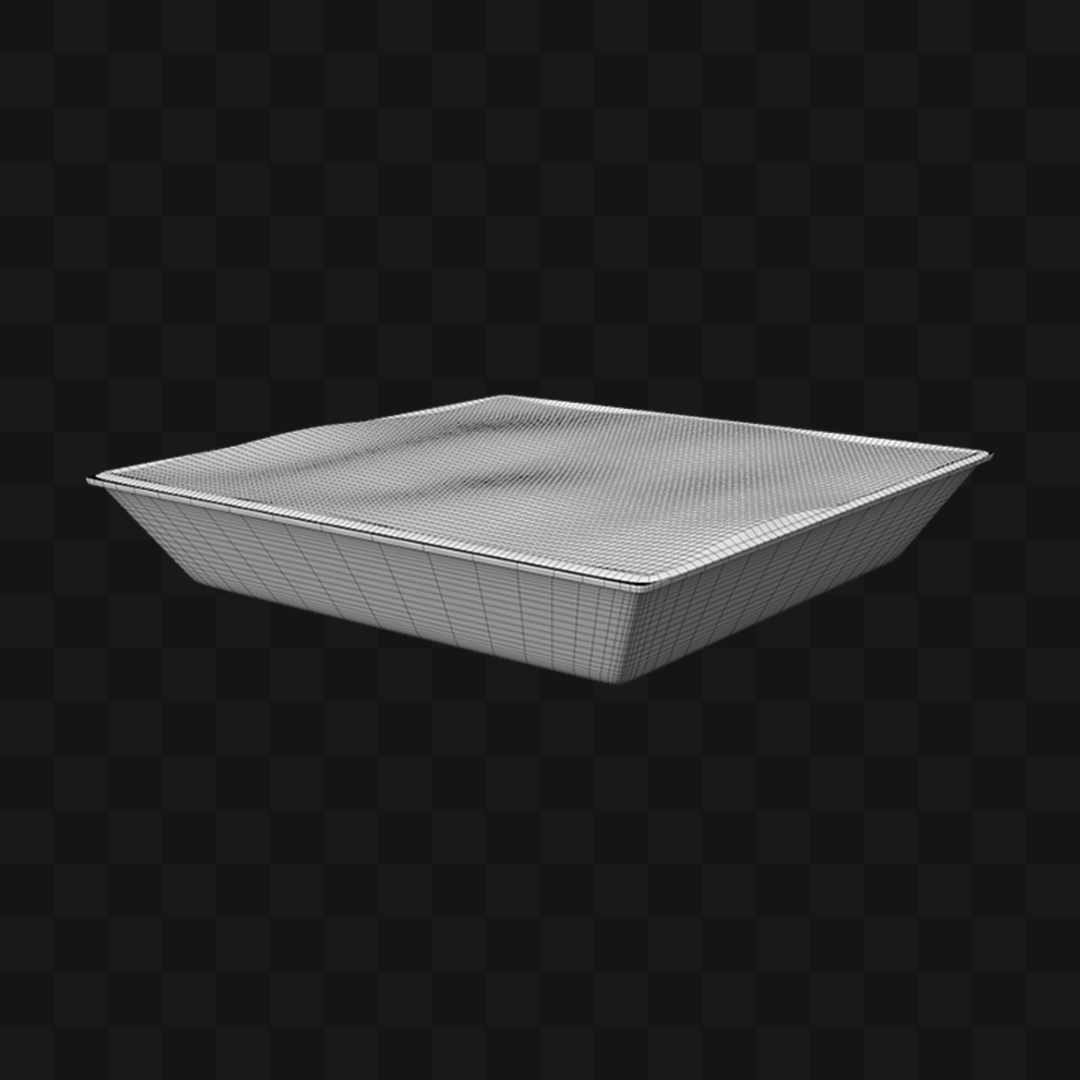 Bandeja Isopor - Modelo 3D