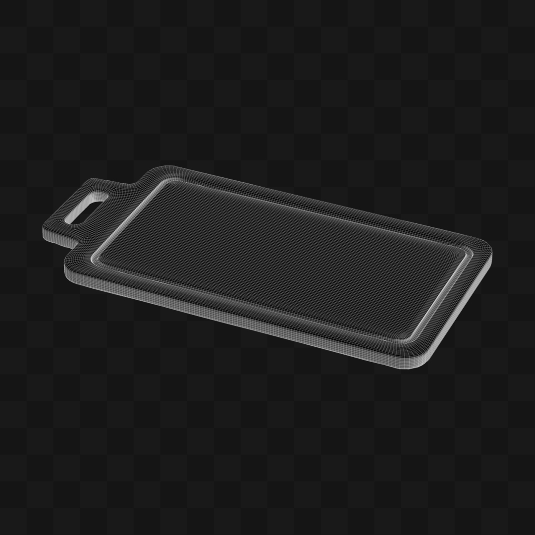 Tábua de Carne - Modelo 3D