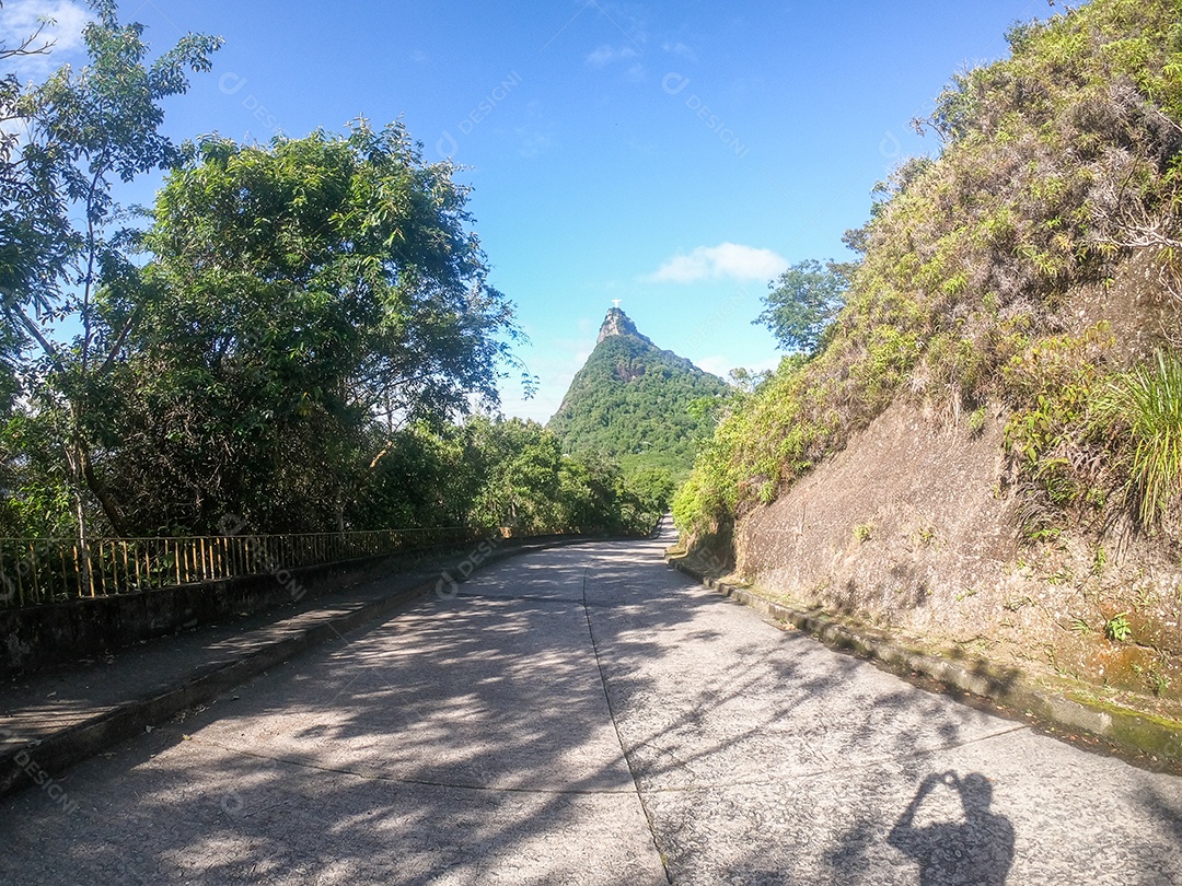 Vista do mirante dona marta no Rio de Janeiro.