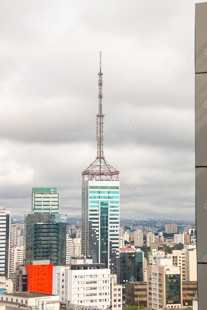 Prédios no centro de São Paulo.