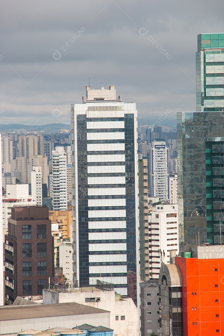 Edifícios no centro de São Paulo.