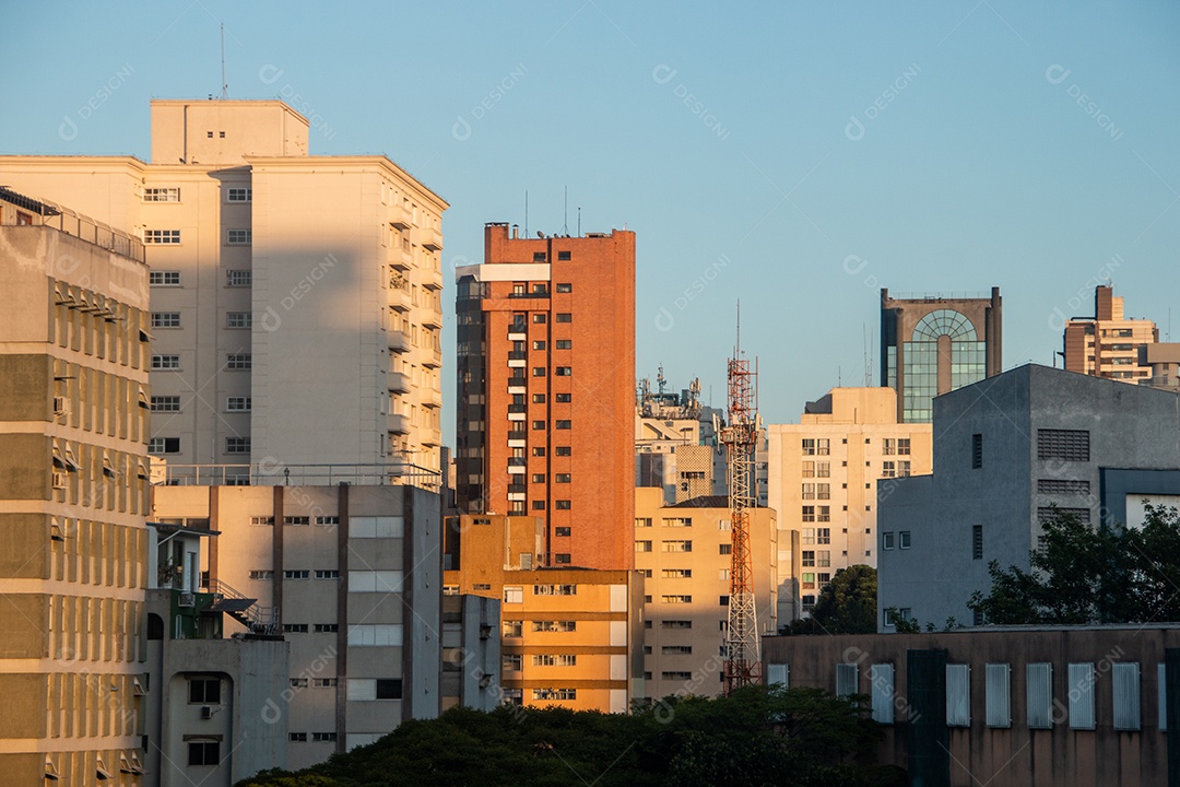 Prédios no centro de São Paulo.