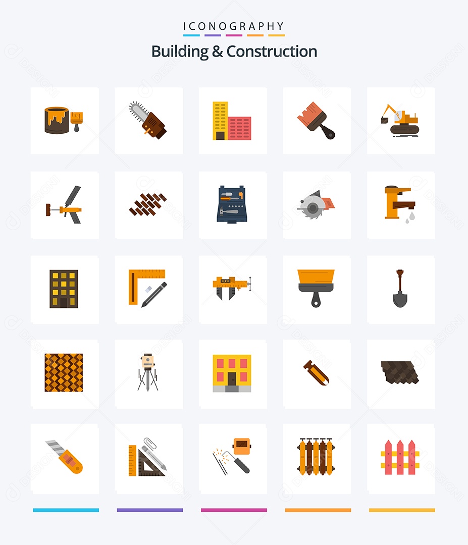 Pacote de Ícones e Elementos Vetores EPS